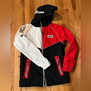 NB 686 Men’s Ski jacket Black Red & White Size Small